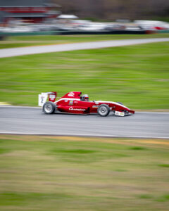 RSC's Chimera Race Car during pre-season testing at VIR in April 2022