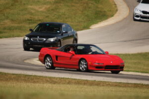 Low-speed "parade" laps in a 1993 Acura NSX during a VIR Club Day