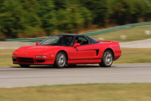 Low-speed "parade" laps in a 1993 Acura NSX during a VIR Club Day