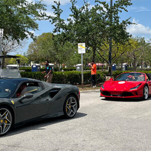 Ferrari parade before the 2022 Miami Grand Prix