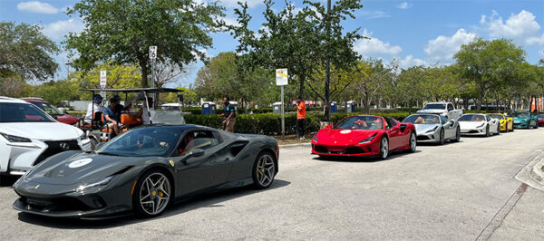 Ferrari parade before the 2022 Miami Grand Prix