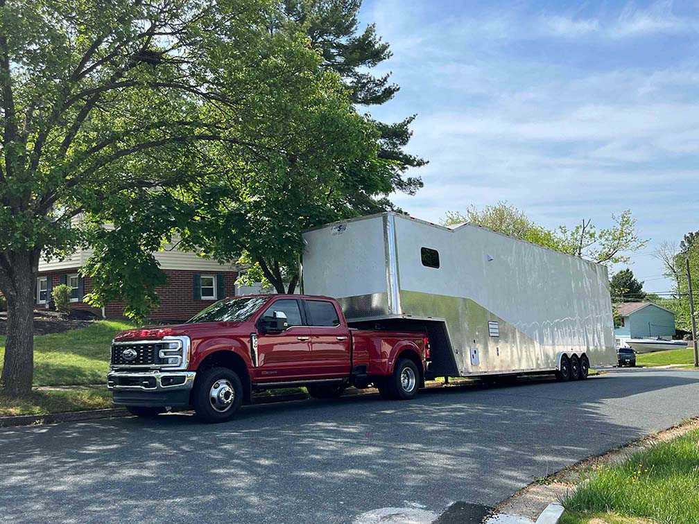 Our hauler and trailer